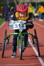 De framerunner voor jonge kinderen met een ernstige lichamelijke beperking